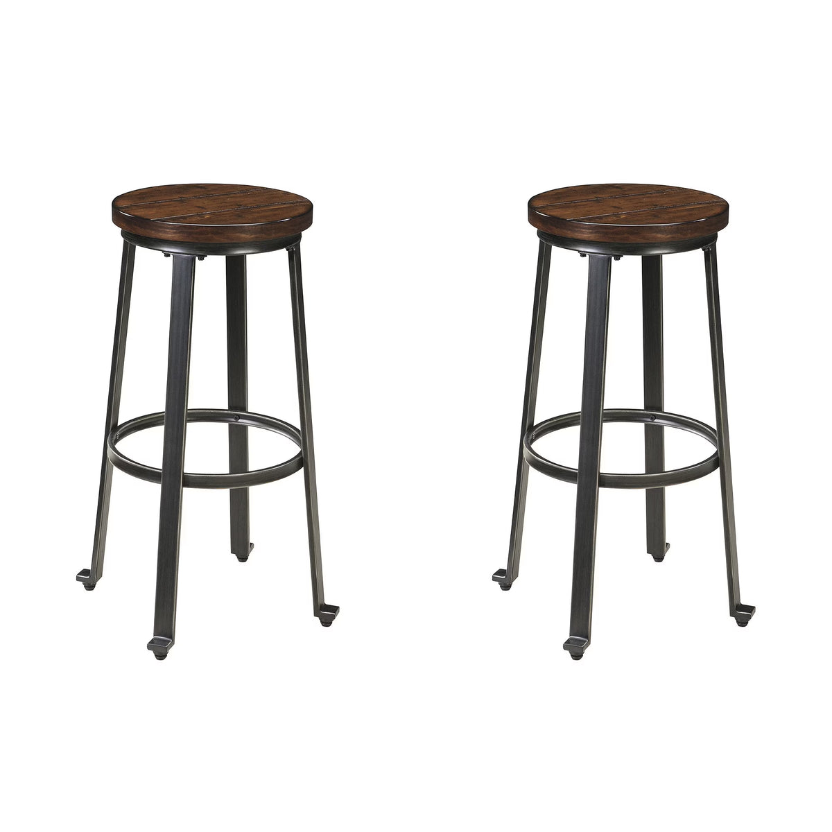 Industrial 29" Pub Height Barstool, Set of 2 U533
