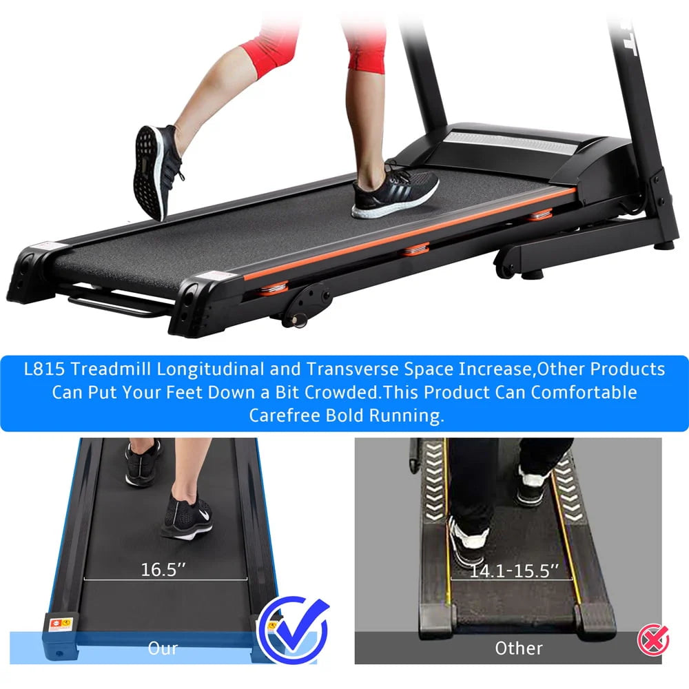 Folding Electric Treadmill with Incline X395