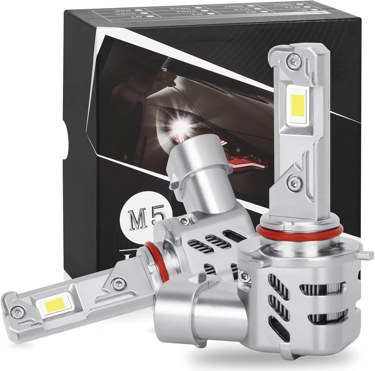 9005 LED Headlight Bulbs 6000K Xenon White, 2 Pack B843200