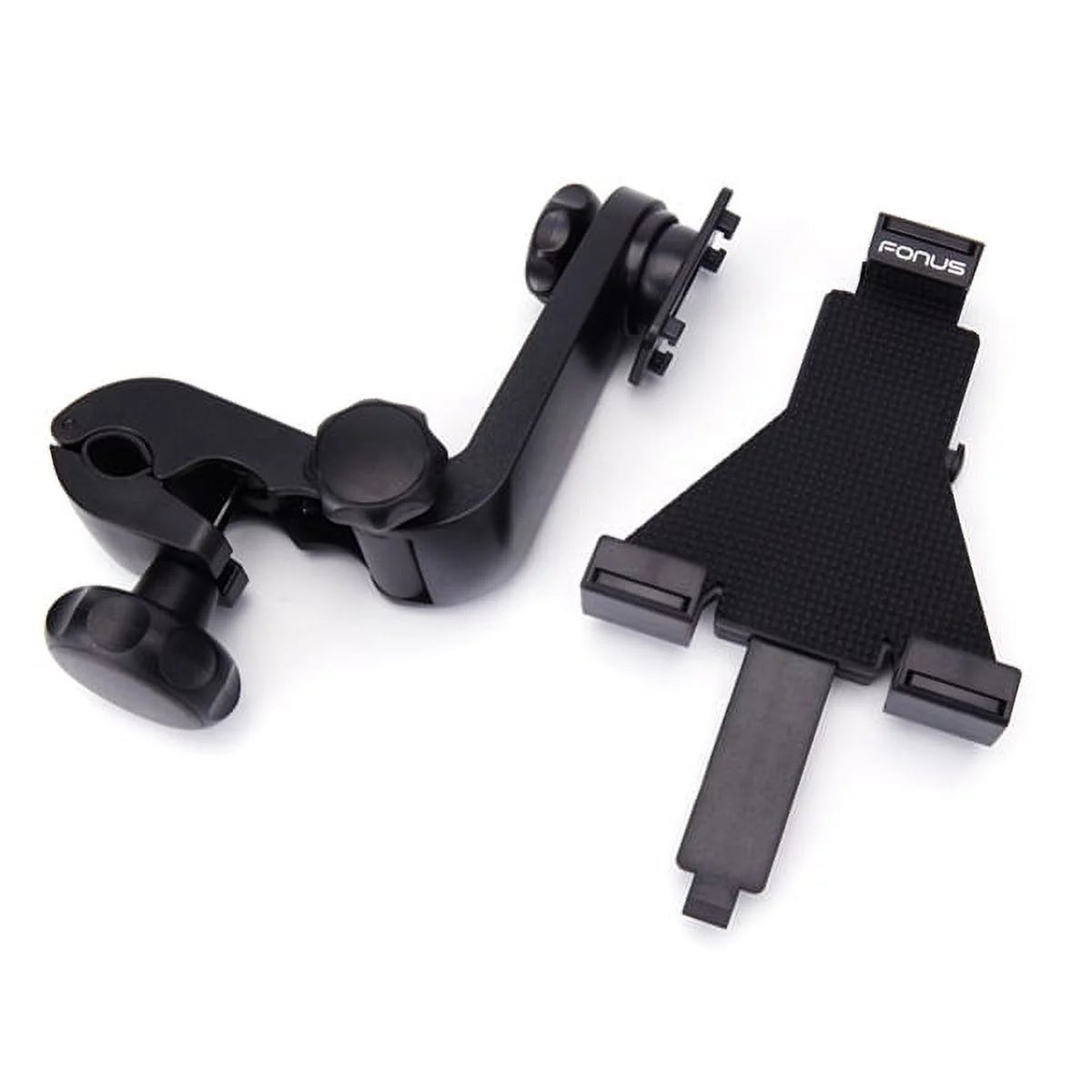 Black Rotating Car Headrest Tablet Holder K26519