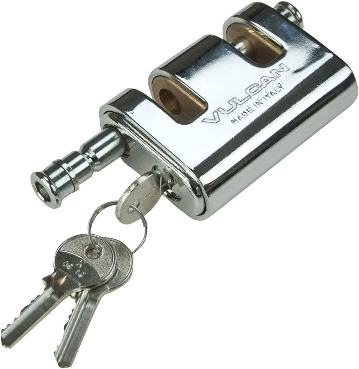 Security Chain and Lock Kit - Case-Hardened - 5/16 Inch x 9 Foot Chain F8977