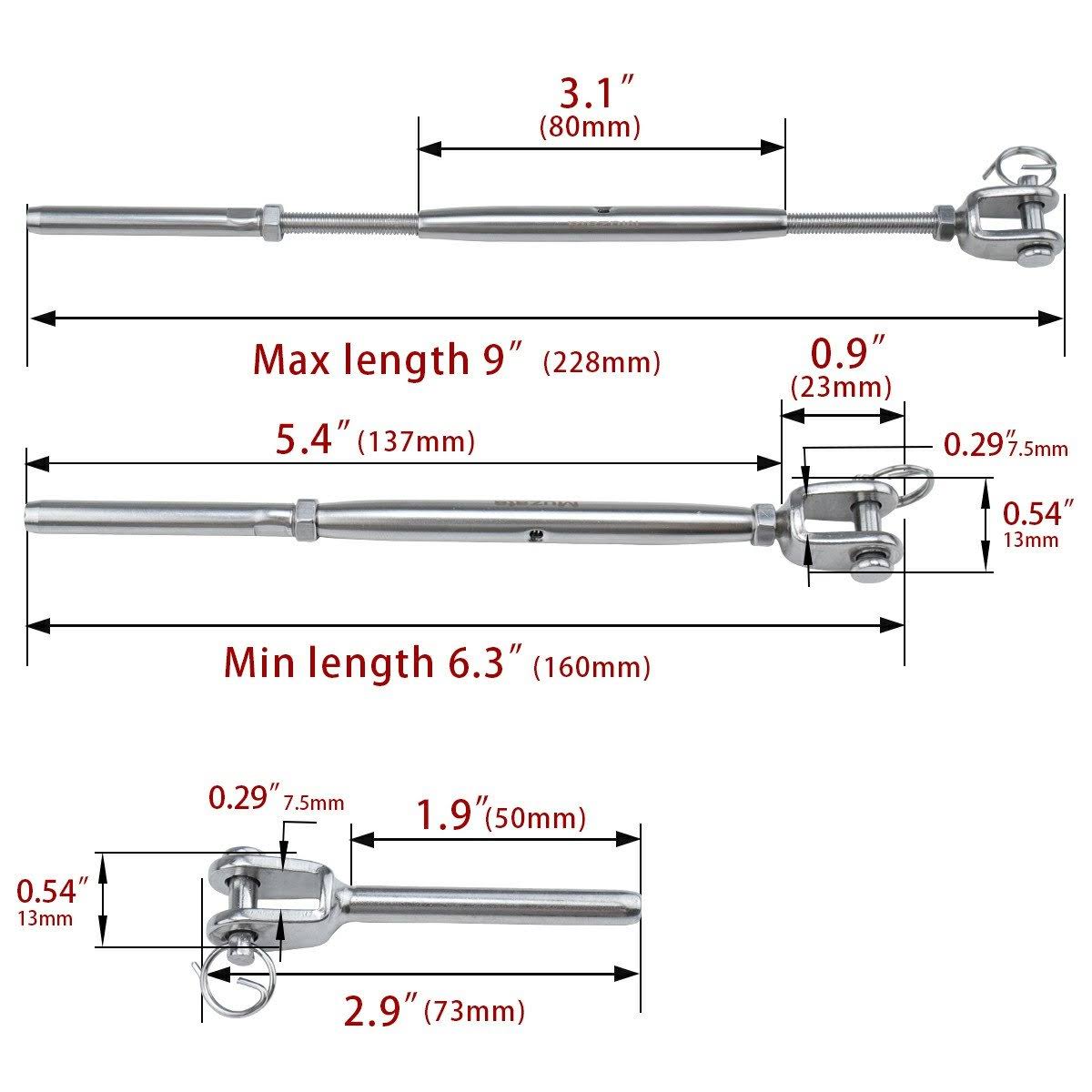Stainless Steel Cable Railing Kits A42768