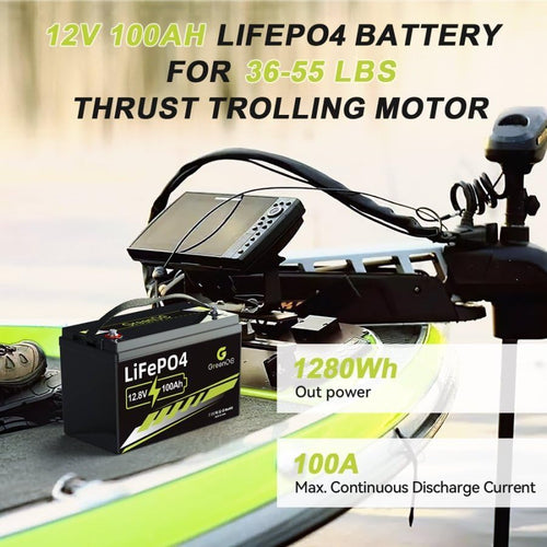 12V 100Ah LiFePO4 Battery Group 31 With Built-in 100A BMS K357