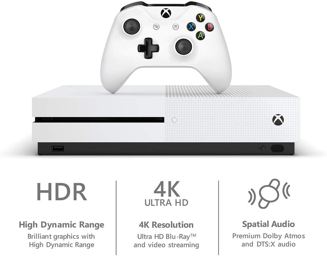 1TB Xbox One S Console with Wireless Controller E1805