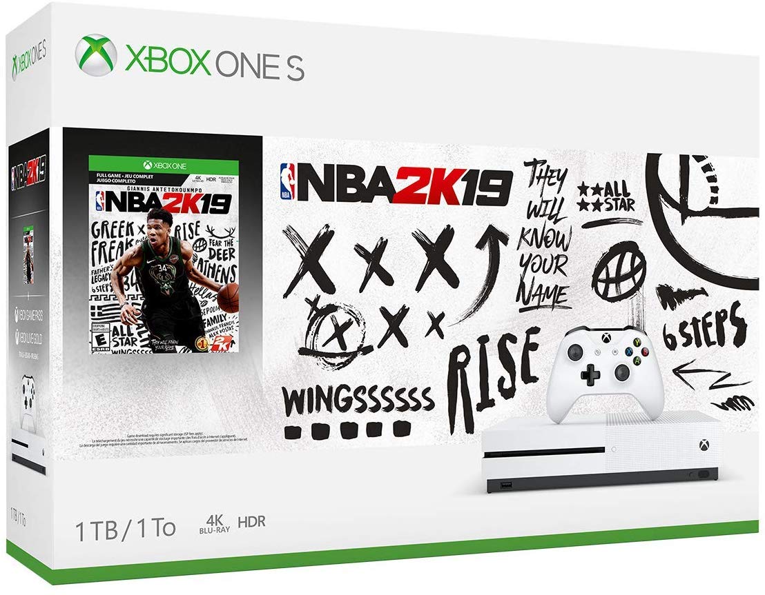 1TB Xbox One S Console with Wireless Controller E1805