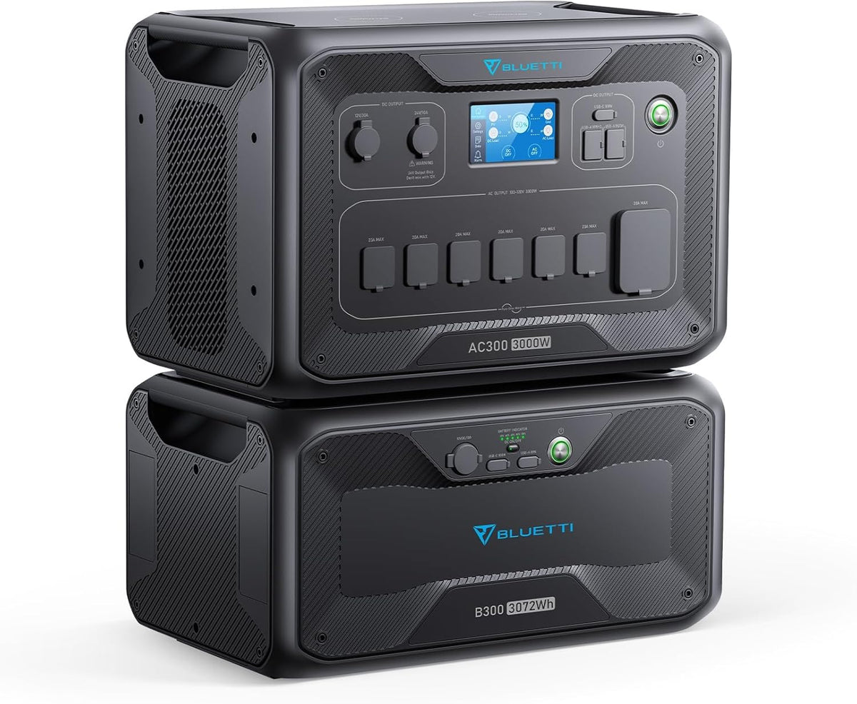 3072Wh LiFePO4 Portable Power Station with 3000W AC Outlets N611