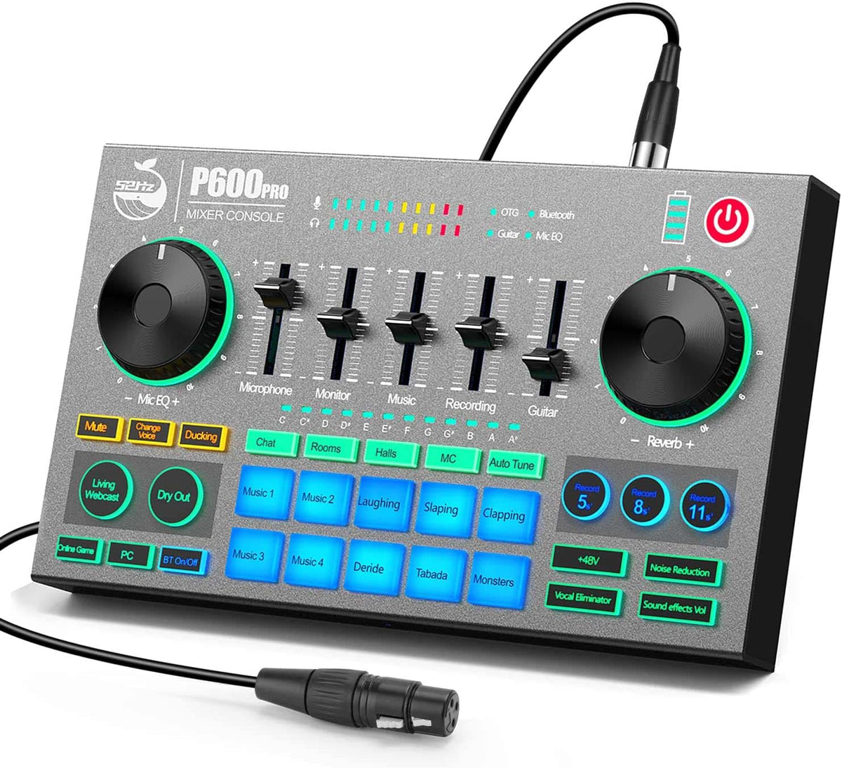 Audio Mixer with BT 5.0 Type C USB Interface N30962