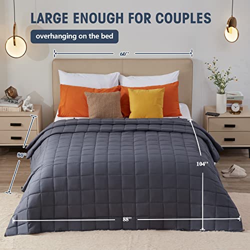 15 lbs Queen Size Cooling Weighted Blanket L342554