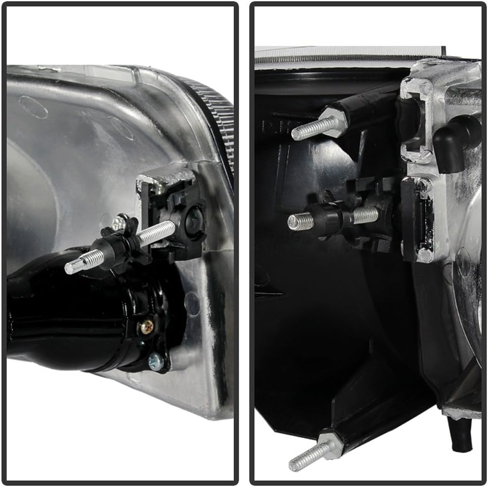 Black Headlights + Corner Signal Lamps with Fog Lights G9206