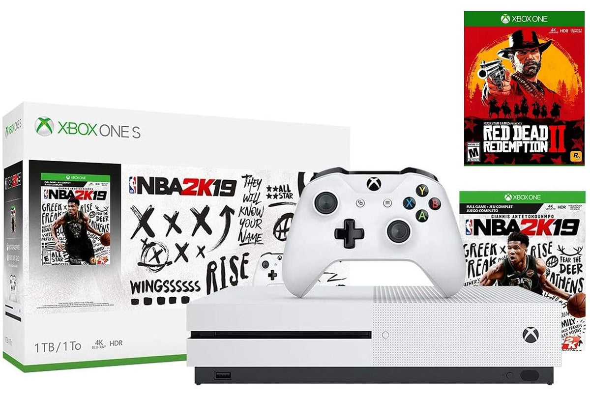 1TB Xbox One S Console with Wireless Controller E1805