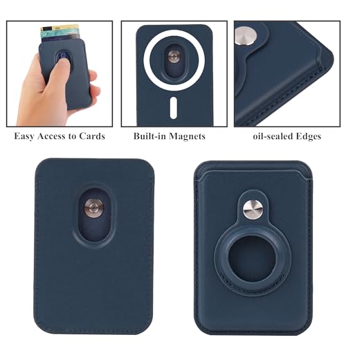 Magnetic Card Wallet Holder with AirTag Holder F946271