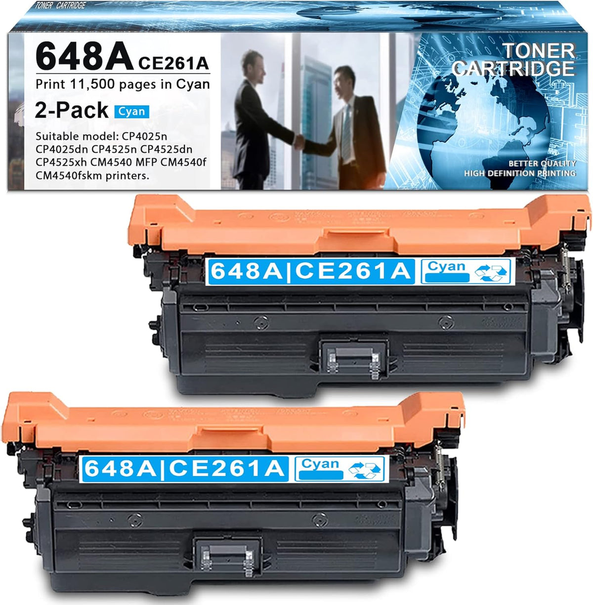 Cyan Remanufactured Toner Cartridge 2 Pack S1126