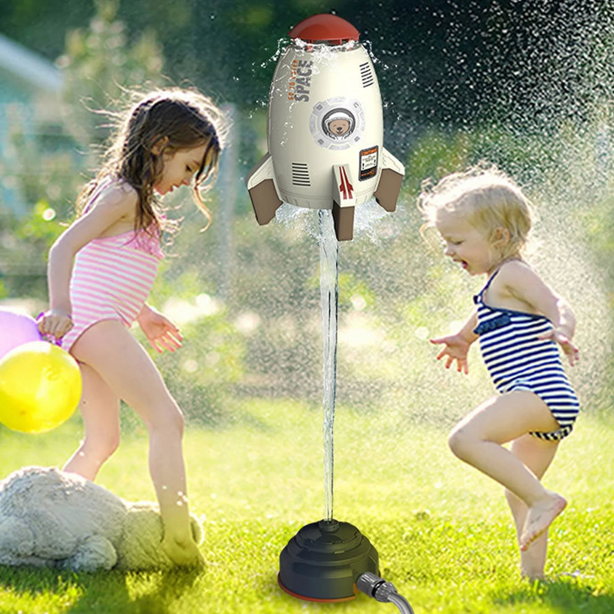 Rocket Launcher Outdoor Water Pressure Lift Sprinkler U3309