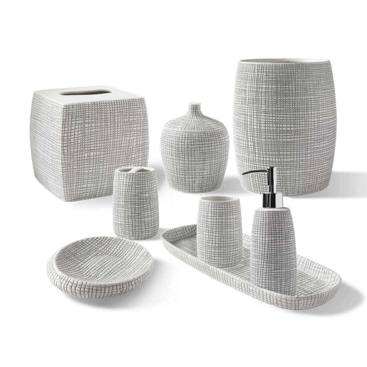 Raffia Wastebasket J7573