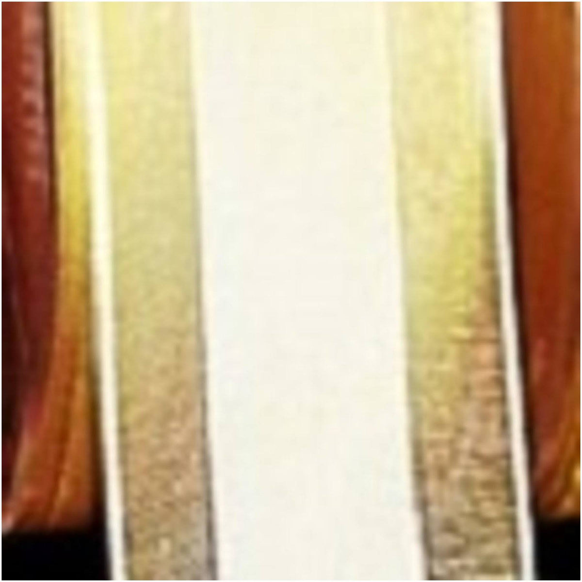 Gold Satin Organdy Craft Ribbon 120 Yards R751326