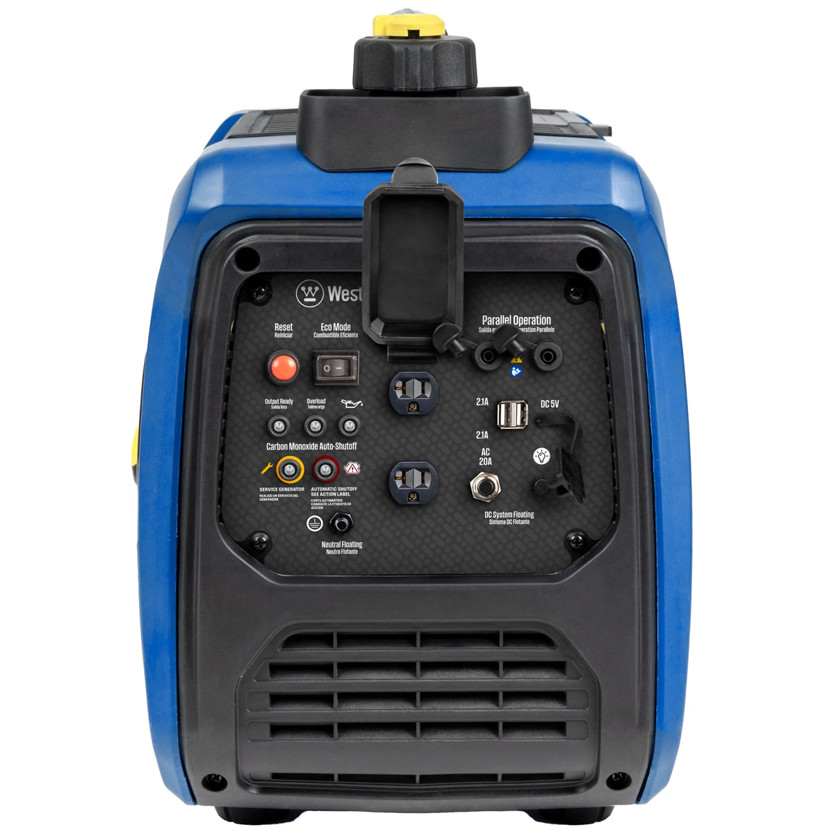 1500 Peak Watt Portable Gas Inverter Generator with CO Sensor O251