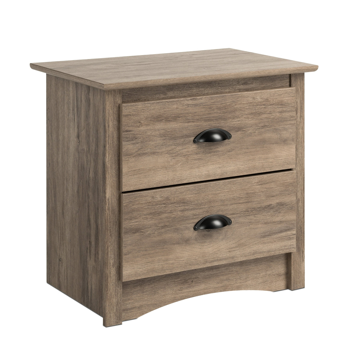 2-Drawer Drifted Gray Night Stand A80094