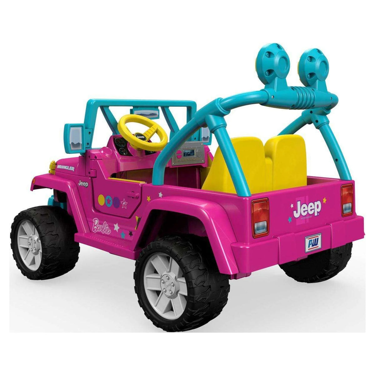 Barbie Jeep Wrangler with Music and Power Lock Brakes T86691