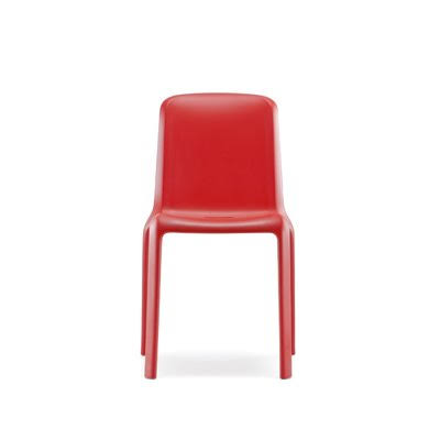 Red Armless Stacking Chair T70991
