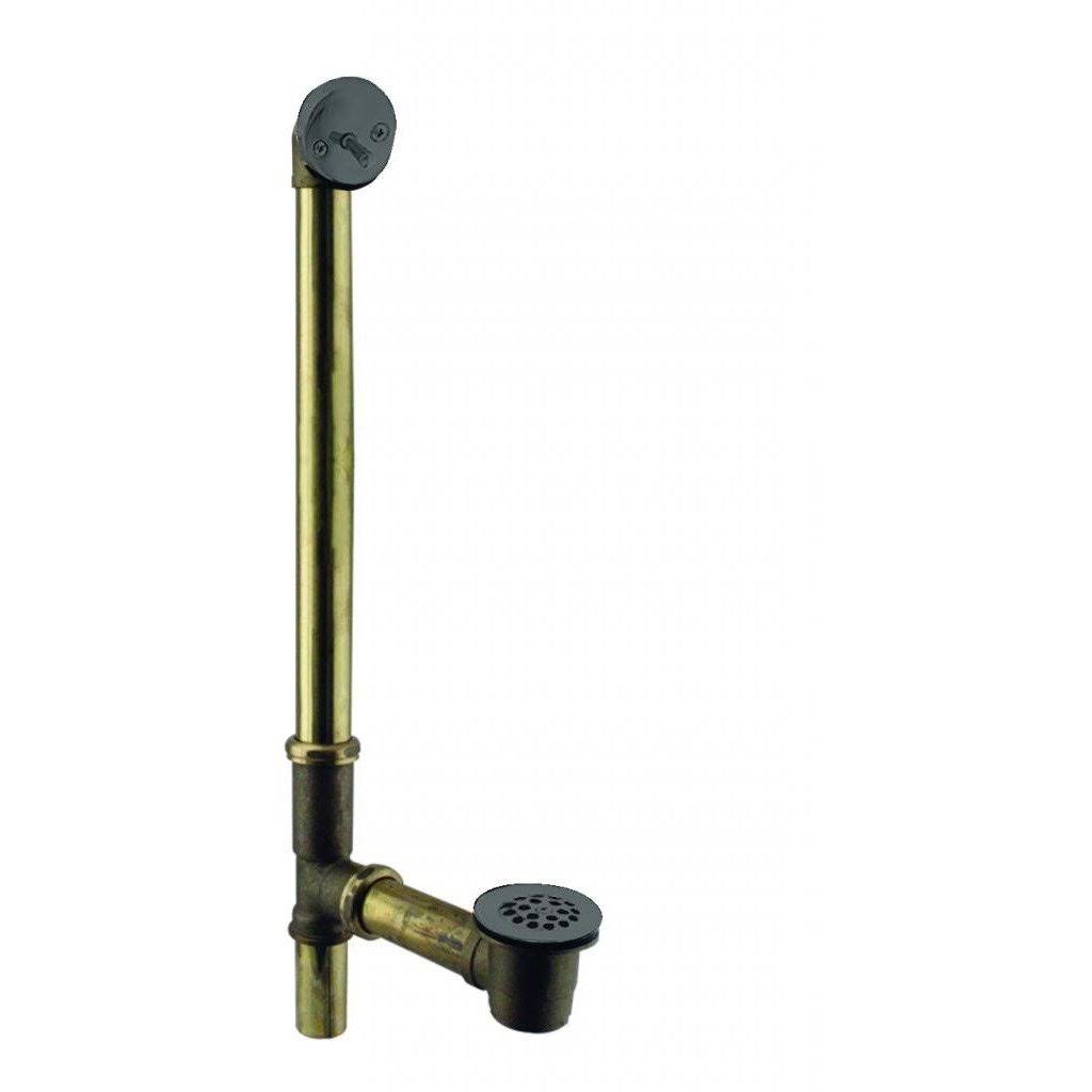 22-1/2-Inch Trip Lever Bath Waste and Overflow with Grid Drain M97196
