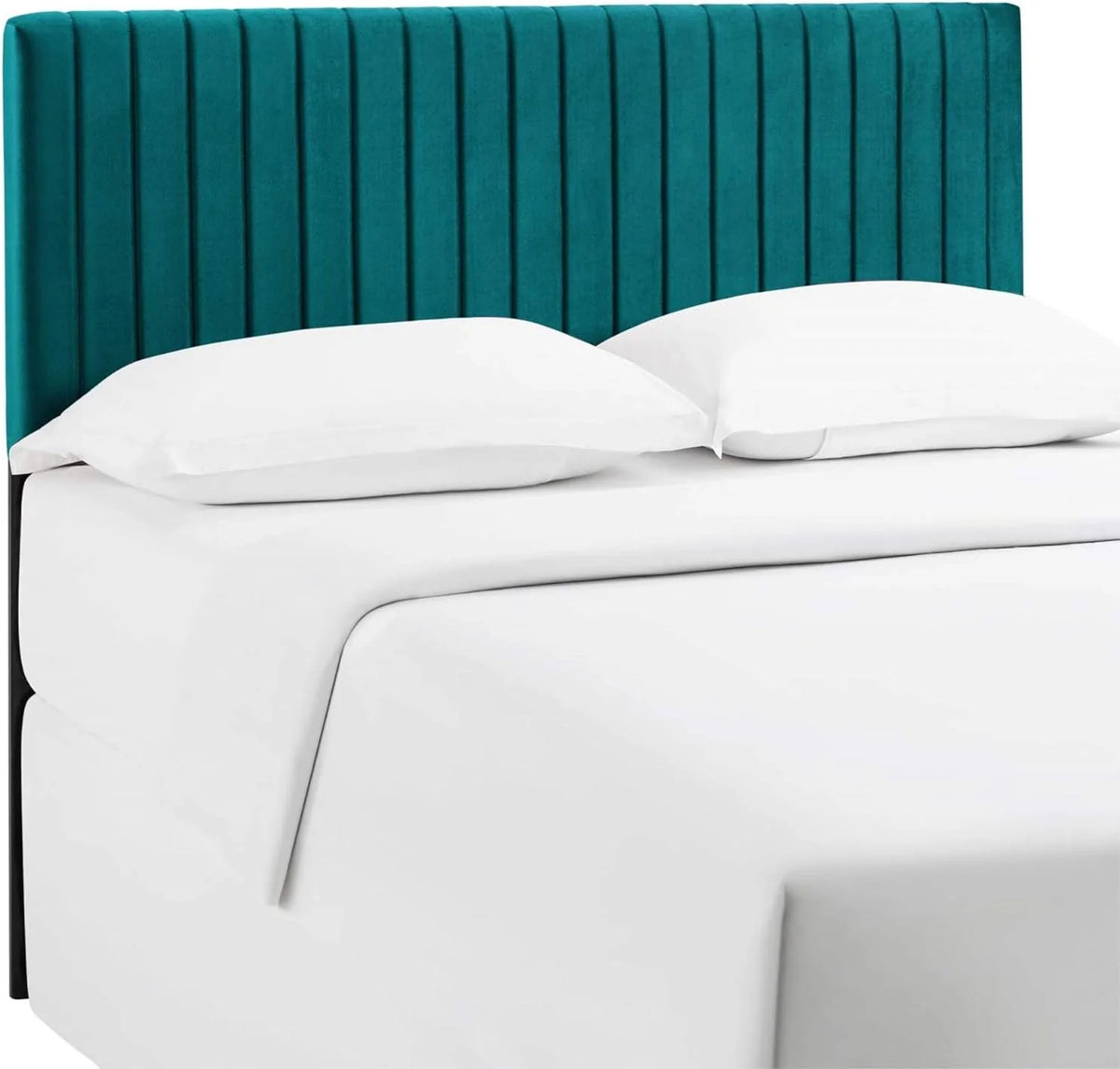 Full/Queen Velvet Channel Tufted Headboard W68806