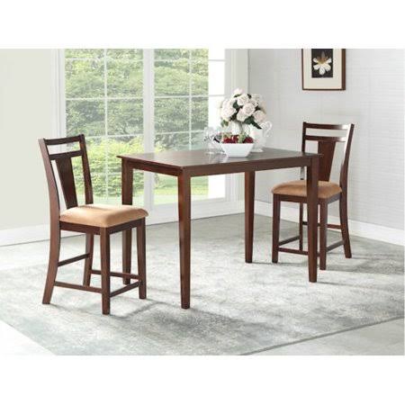 3 Piece Pub Table Set Cappuccino N10973