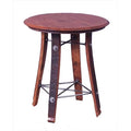 Wine Barrel Side Table 28 in. V2516