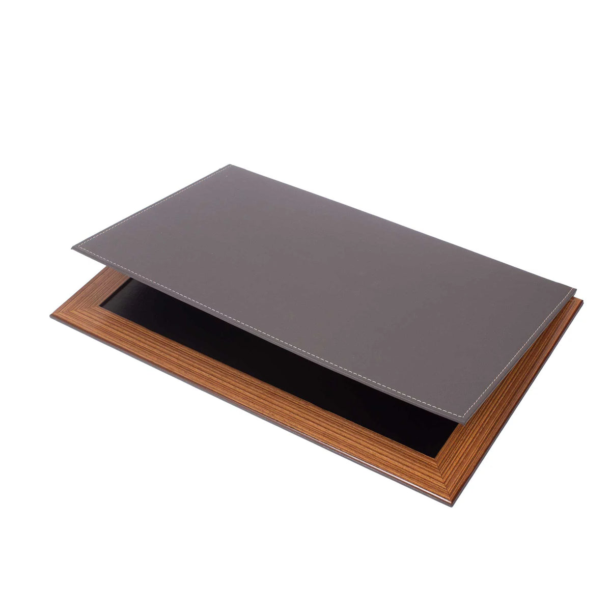 Leather Walnut Wood Desk Set 11 PCS H577155