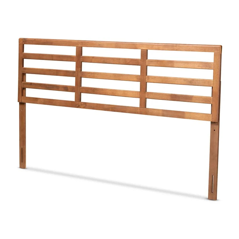 Walnut Finished Wood King Size Headboard Y743758