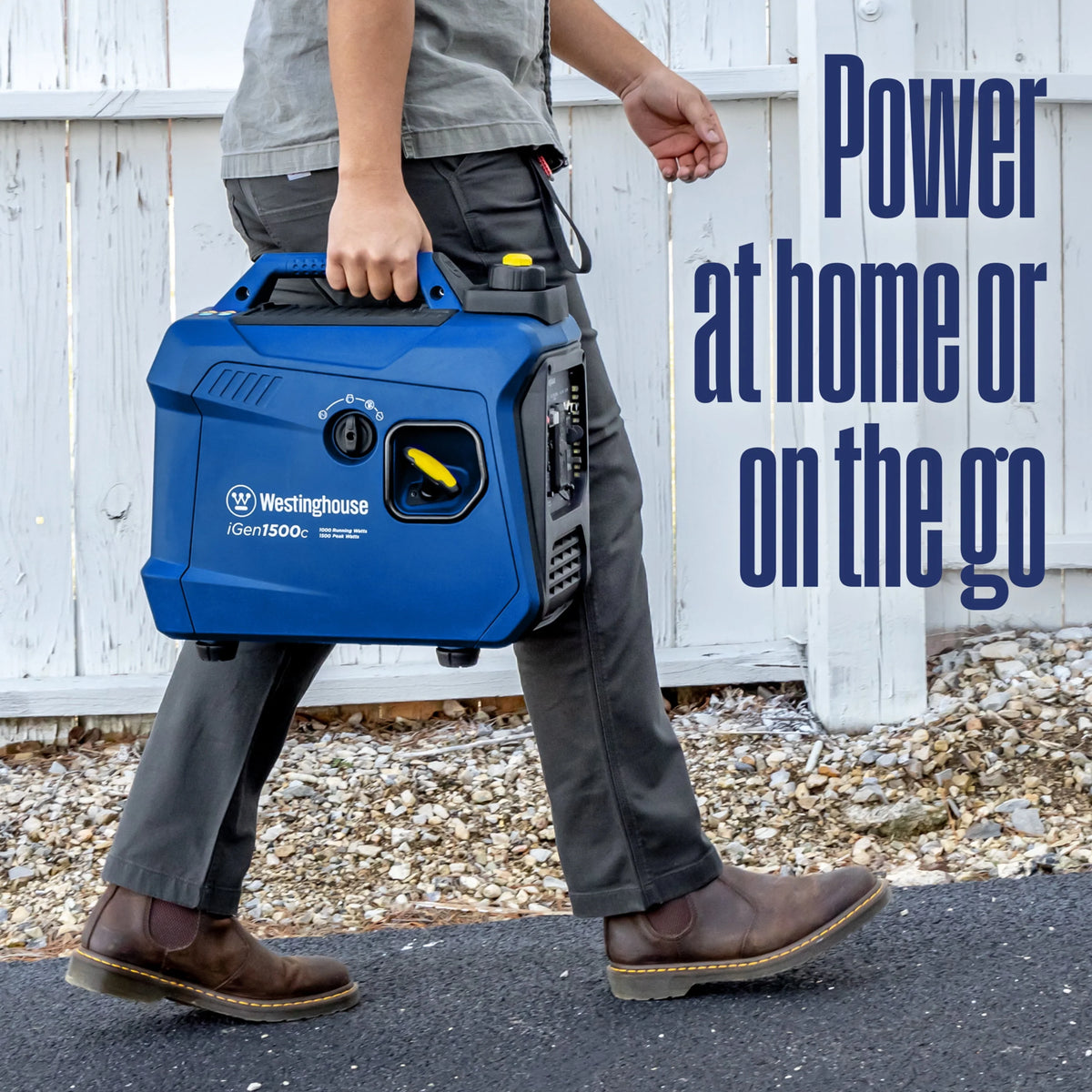 1500 Peak Watt Portable Gas Inverter Generator with CO Sensor O251