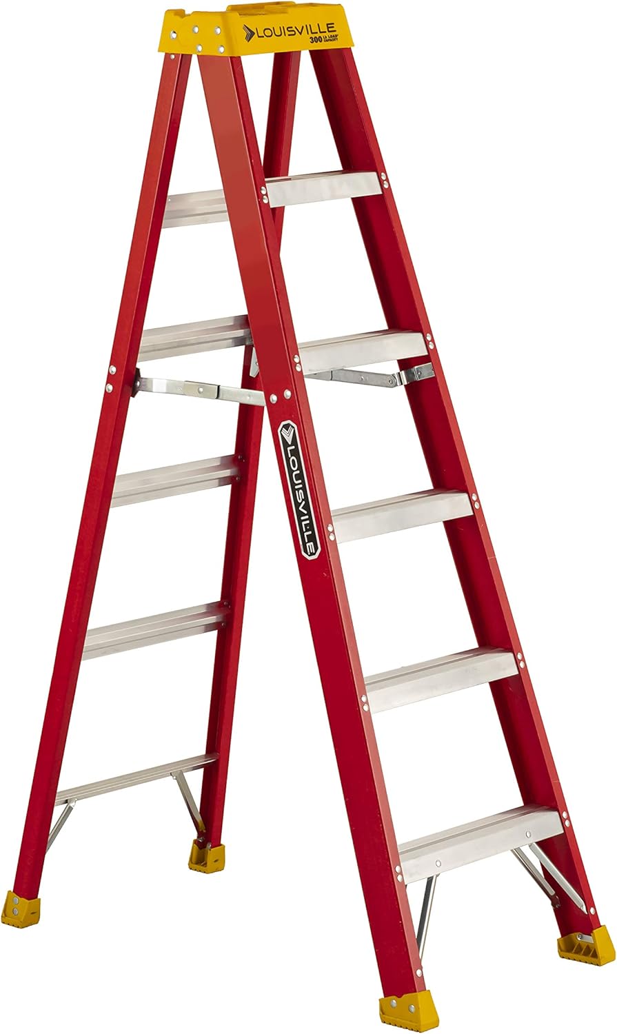 Fiberglass Stepladder, 300-Pound Capacity G8995