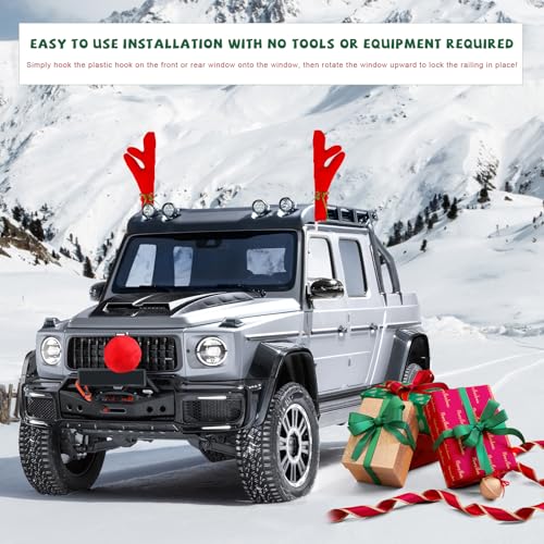 Reindeer Car Decoration Kit with Nose & Antlers Z54569