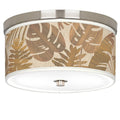 Nickel 10 1/4x22 Wide Ceiling Light L8965