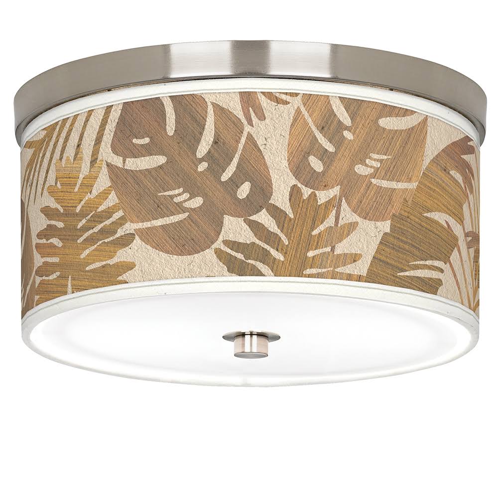 Nickel 10 1/4x22 Wide Ceiling Light L8965