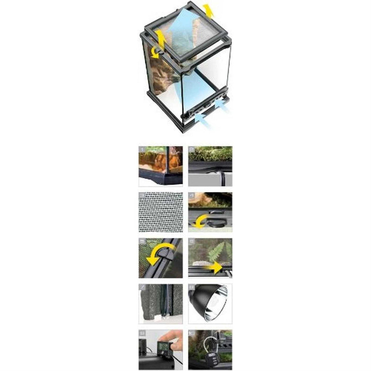 Glass Terrarium Y1663