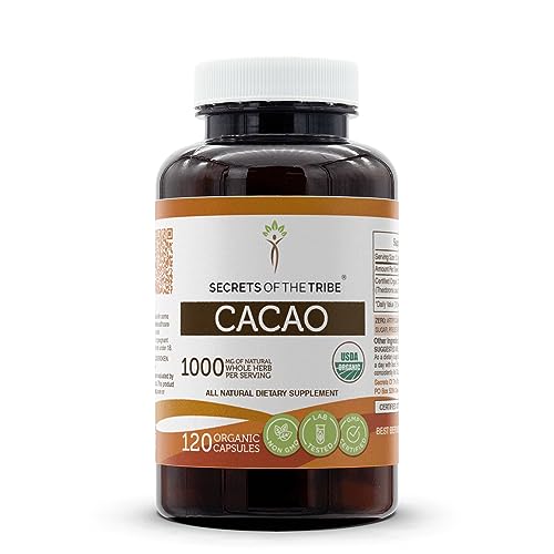Organic Cacao 120 Capsules 1000 mg U902