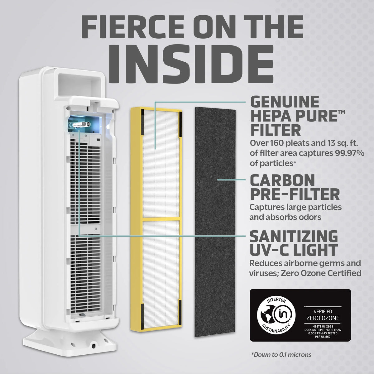 Tower Air Purifier with HEPA Filter H846717