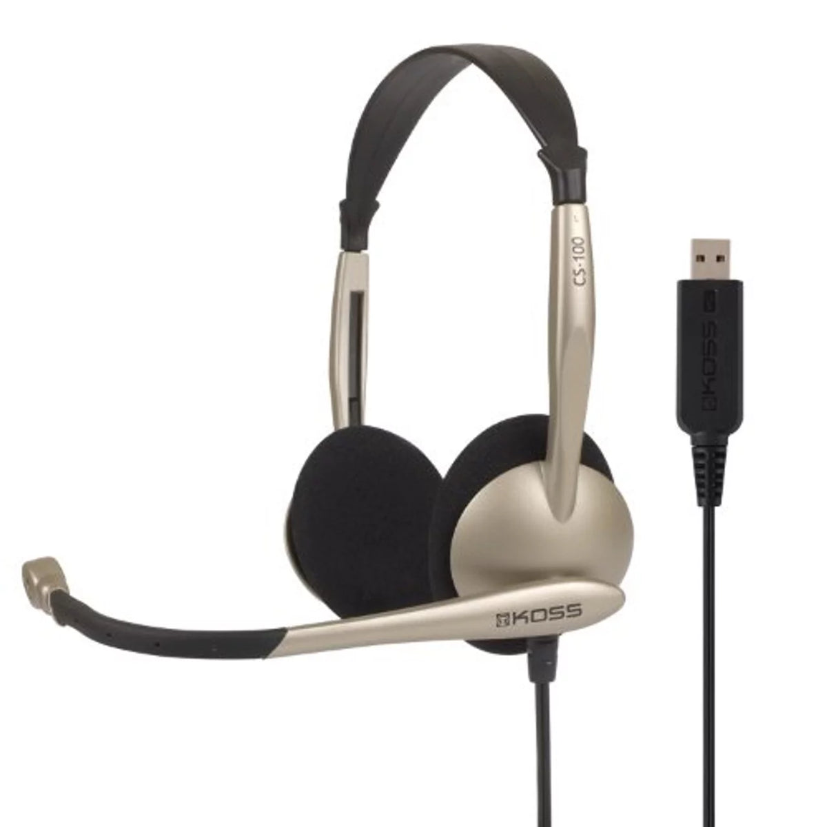 USB Headset with Mic Noise Reduction Foam Ear Cushions I752788