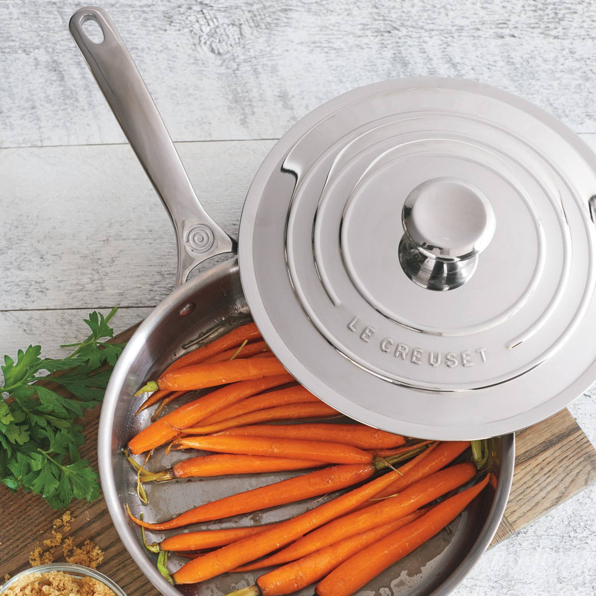 4.5-Quart Stainless Steel Saute Pan with Lid R6564
